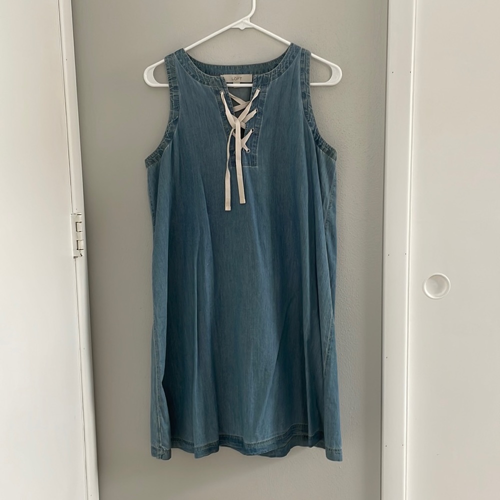 Loft Jean Dress